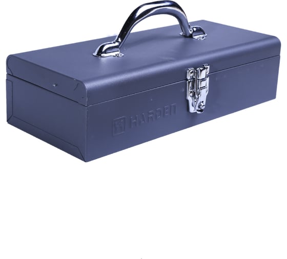 Изображение товара Ящик для инструментов HARDEN металлический с металлической фурнитурой, 355х155х90мм 520101