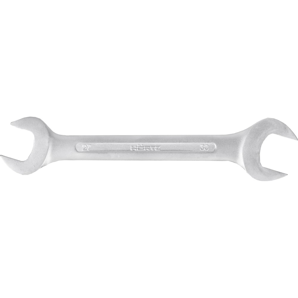 Изображение товара Ключ Hortz 27х30 хром 102255 двусторонний из CrV с покрытием