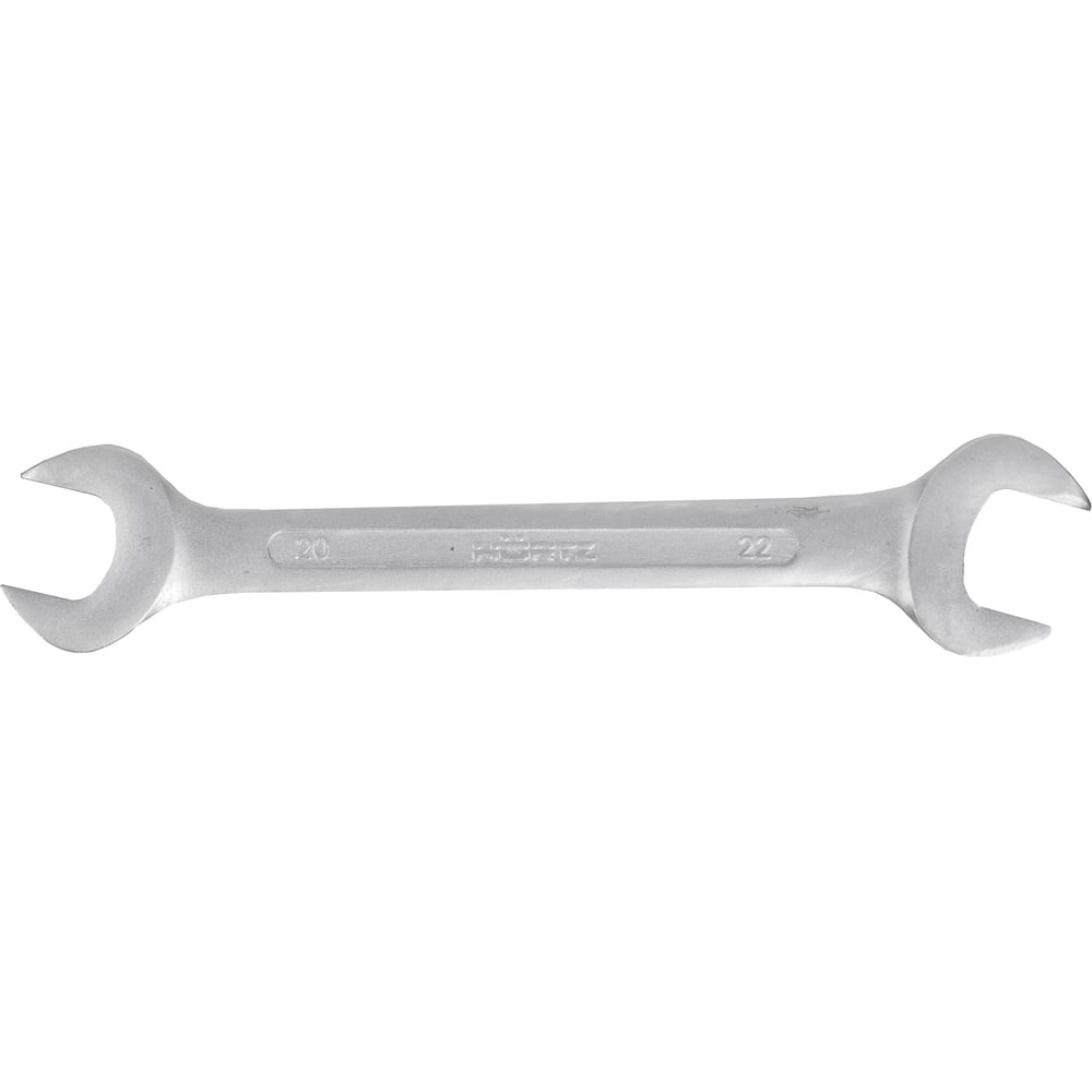 Изображение товара Ключ двусторонний Hortz 20х22 мм хромированный профессиональный инструмент