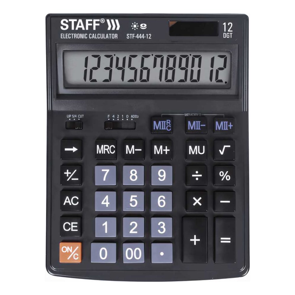 Настольный калькулятор Staff STF-444-12 250303