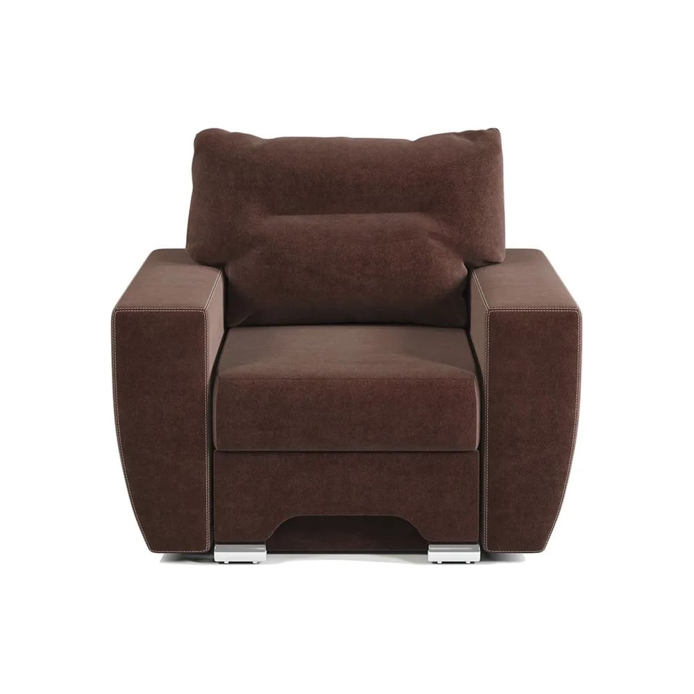 Изображение товара Кресло Шарм ЕвроШаг велюр Дрим шоколад стиль лофт эргономичное комфортабельное
