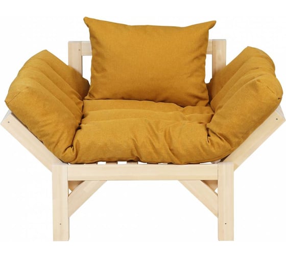 Изображение товара Кресло Мебелик Бинго ткань savana plus yellow, каркас лак 9292