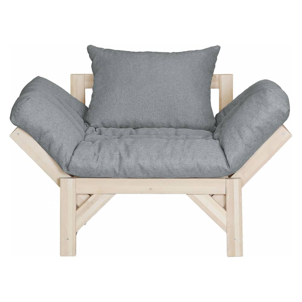 Изображение товара Кресло Мебелик Бинго ткань браво серый скандинавский стиль