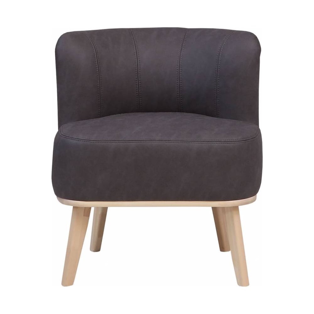 Изображение товара Кресло Мебелик Жирон ткань kiprus, скандинавский стиль, каркас массив дерева