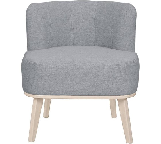 Изображение товара Кресло Мебелик Жирон ткань серый, каркас лак 9299