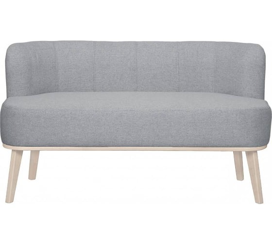 Изображение товара Диван Мебелик Жирон ткань серый, каркас лак 9295