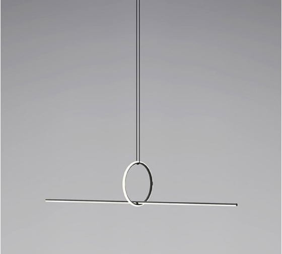 Изображение товара Подвесной светодиодный светильник iLEDEX ZOOM 10339P/A2-35W-3000K BK-WH