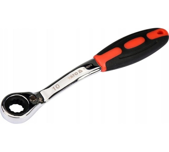 Изображение товара Накидной ключ YATO 10мм с трещоткой YT-02372