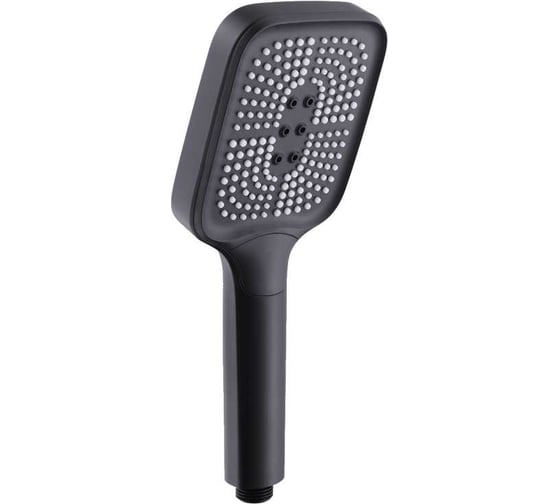 Изображение товара Лейка душевая Elghansa 3 режима, 100 мм, силиконовые форсунки PK-045-Black