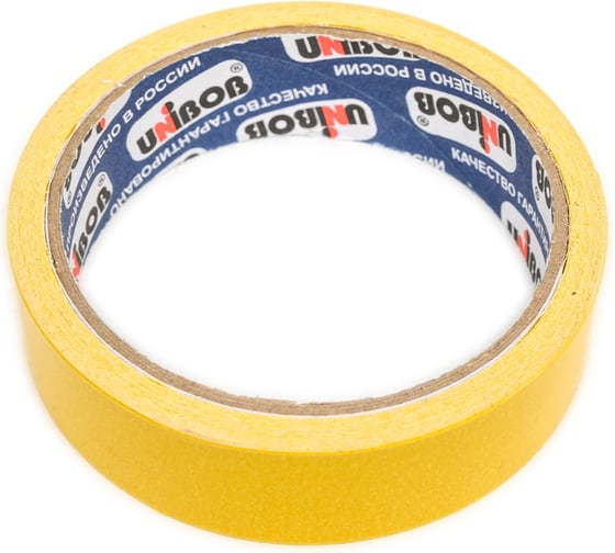 Изображение товара Двухсторонняя клейкая лента UNIBOB 25 мм х 10 м 211737