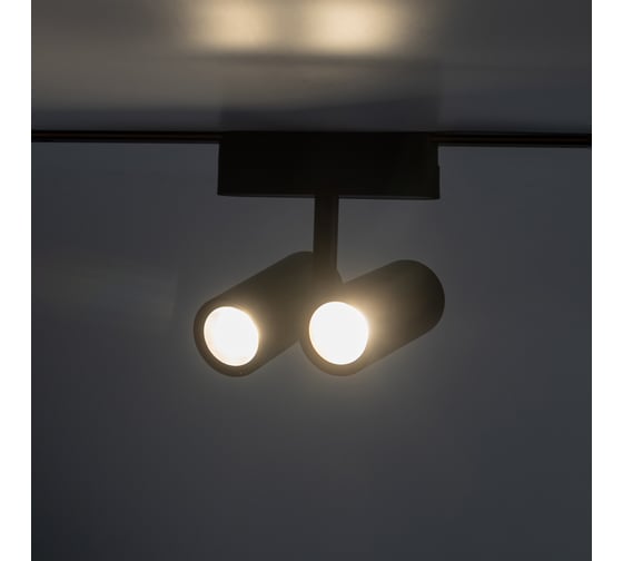 Изображение товара Трековый светодиодный светильник Jazzway MTR16 2320A 2х10Вт 4000K 36 град BL (чёрный) IP20 низковольтный 5056718