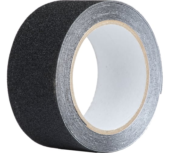 Изображение товара Клейкая противоскользящая лента UNIBOB 50 мм х 5 м черная 211776