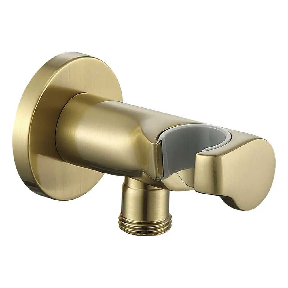 Изображение товара Подключение для душевого шланга Elghansa с боковым держателем лейки 1/2 бронза