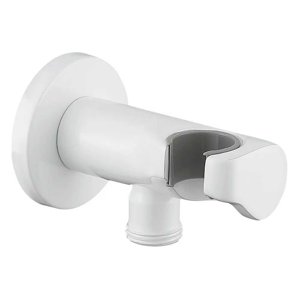 Изображение товара Подключение для душевого шланга Elghansa с боковым держателем лейки 1/2" WS-6K-White