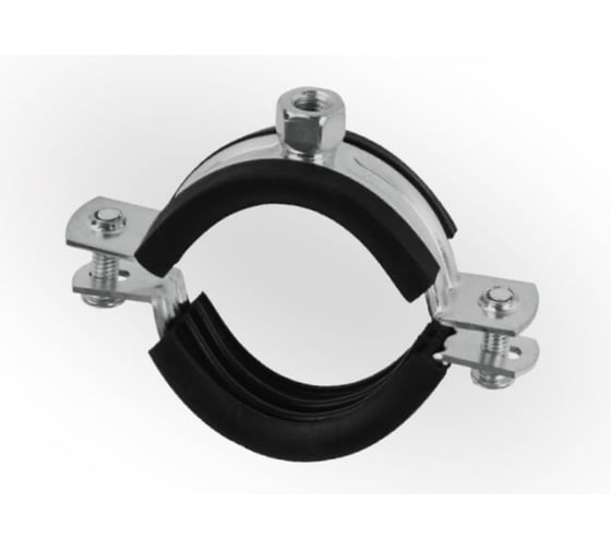 Изображение товара Хомут сантехнич. для труб ЖЕСТЬ (72-78) 2 1/2" с гайкой М10 цинк, 1 шт., европодвес УТ-00012014