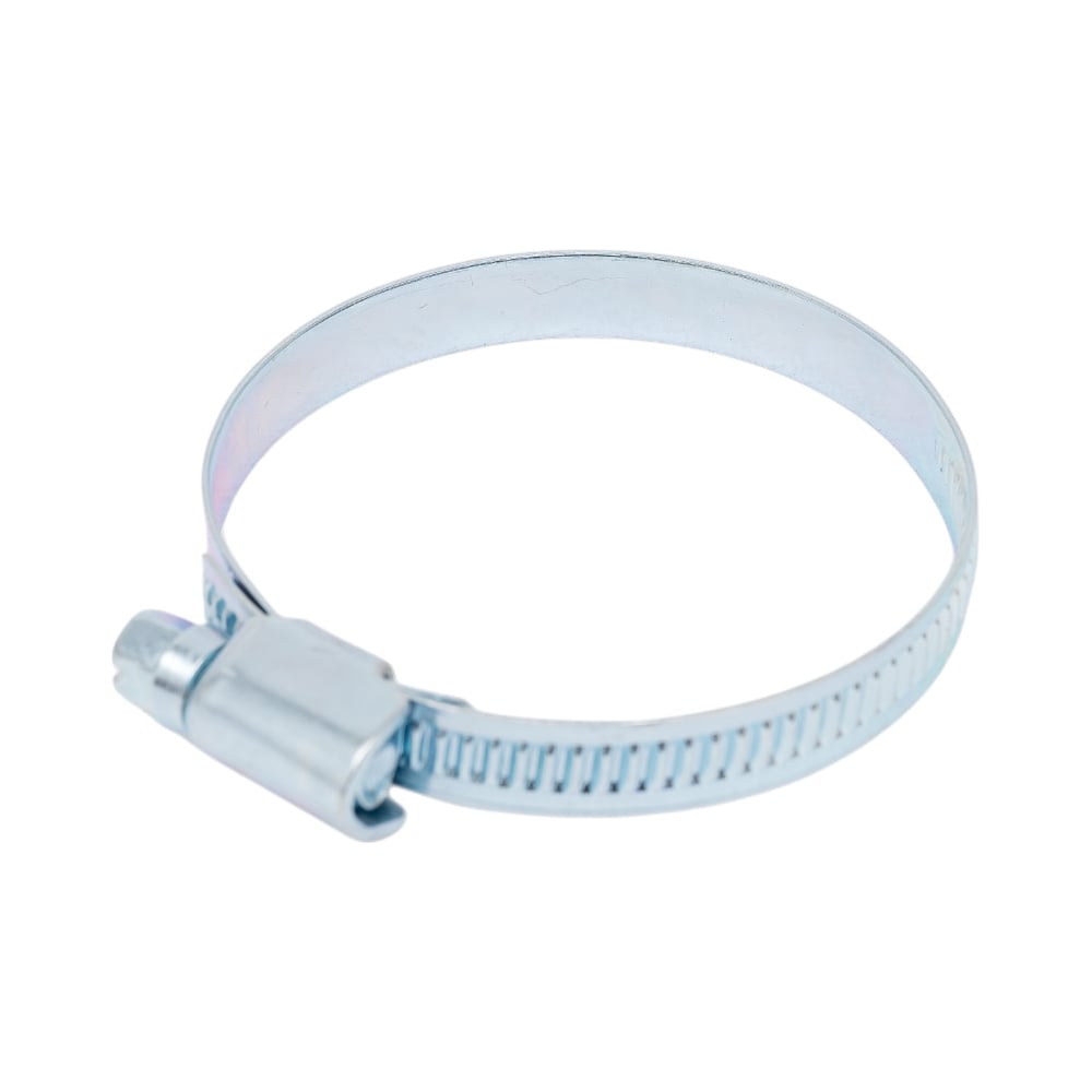 Изображение товара Хомут червячный ЖЕСТЬ 9 мм, 40-60 мм, оцинкованный, 2 шт.