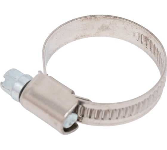 Изображение товара Хомут червячный ЖЕСТЬ 9 мм, 20-32 мм, нерж. сталь W2, 2 шт., европодвес УТ-00003369