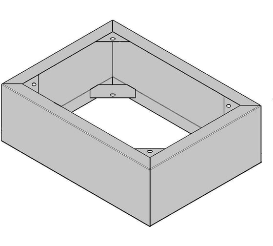 Изображение товара Цоколь MULTICOLOR ВРУ (450x200x450) IP31/IP54 (ШхВ) RAL 7035 MLT.VRU.TSK.45.20.45
