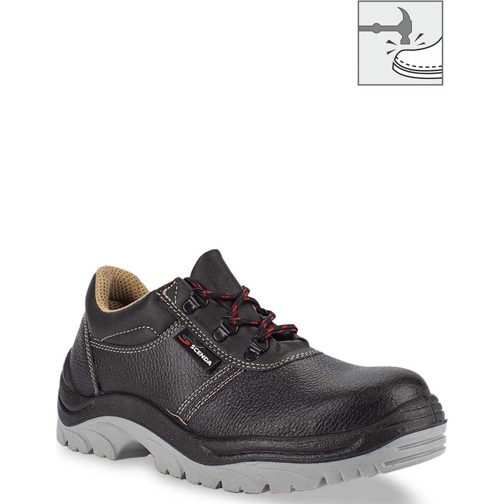 Изображение товара Кожаные полуботинки SCENDA URSUS РЕДГРЕЙ с защитными свойствами, р.38