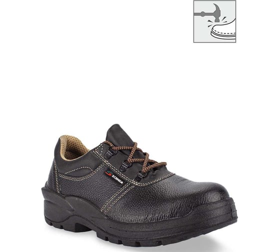 Изображение товара Полуботинки кожаные SCENDA URSUS СТИКС ПУ, металлический подносок, р.БОТ321.22