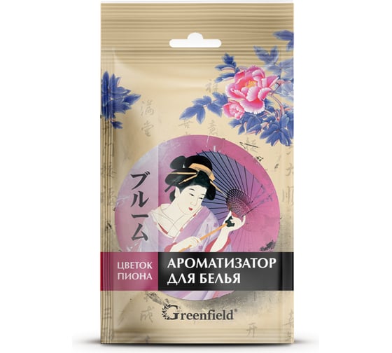 Изображение товара Японская серия ароматизатор для белья Greenfield Цветок пиона БХ-52