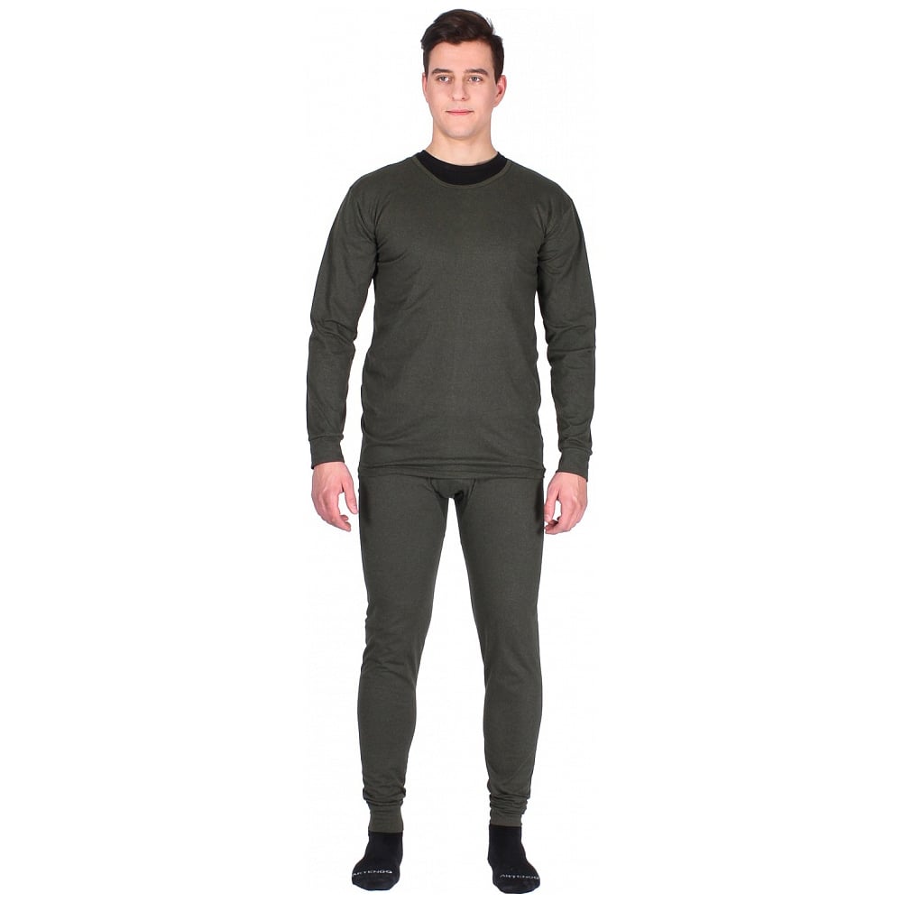 Изображение товара Трикотажное белье ФАКЕЛ оливковое мужское 52-54 рост 158-164 хлопок