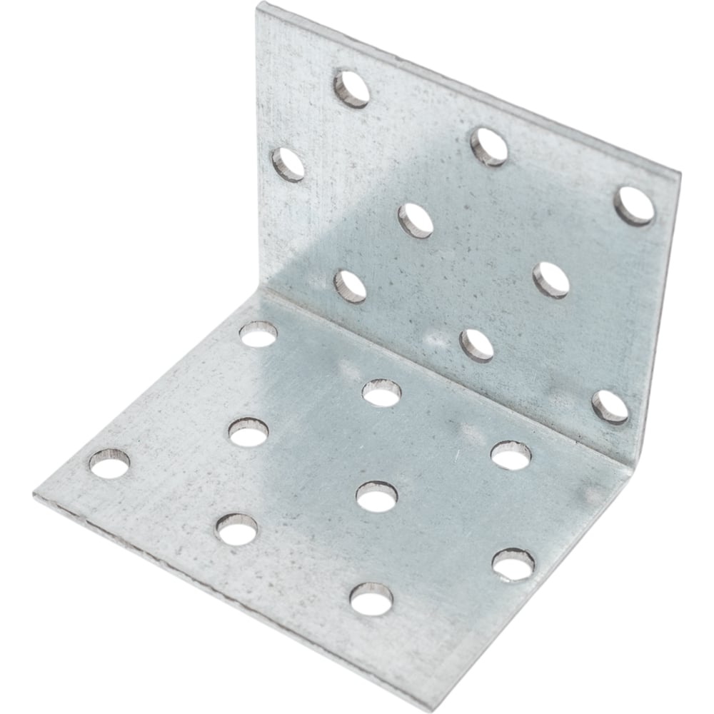 Изображение товара Равносторонний металлический уголок ЖЕСТЬ 2 мм 50x50x60 мм цинкованный