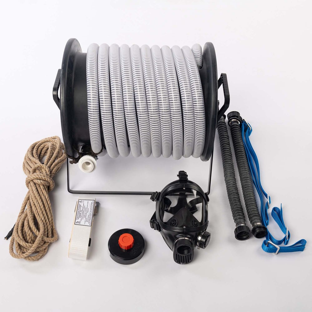 Изображение товара Шланговый дыхательный аппарат БРИЗ 0303 с ПВХ шлангом для защиты от газов пыли дыма и тумана