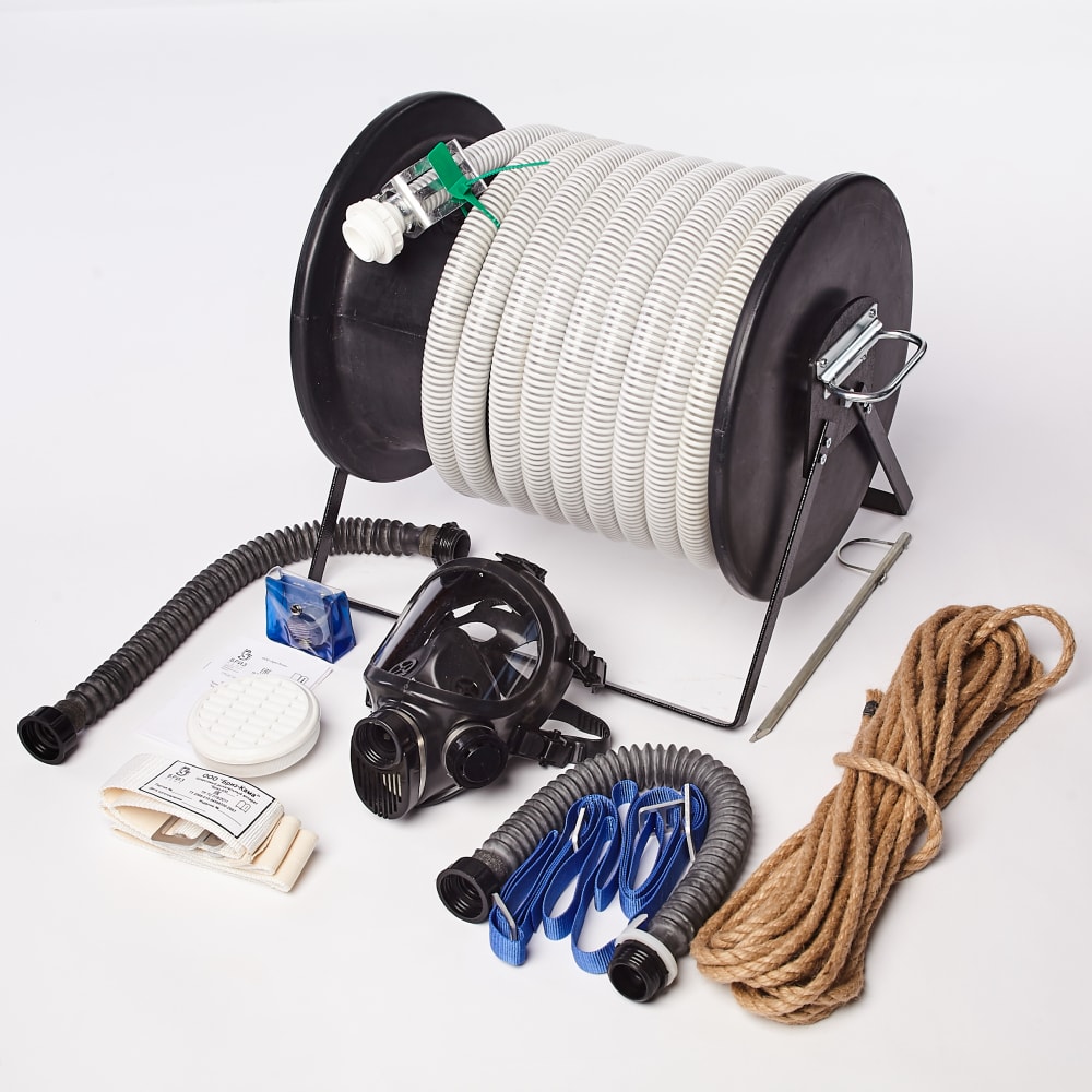 Шланговый дыхательный аппарат БРИЗ фильтр от органических паров и кислых газов roxelpro