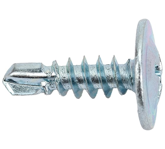 Изображение товара Саморез с прессшайбой КРЕП-КОМП сверло 4,2х14, 100 шт. пшс14мф