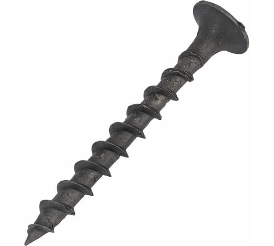 Изображение товара Саморез по дереву КРЕП-КОМП черный 3,5х35, 80 шт. чд35мф