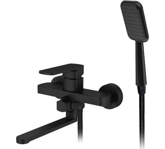 Изображение товара Смеситель для ванны Elghansa однорычажный, с душевым комплектом 5352520-20-Black