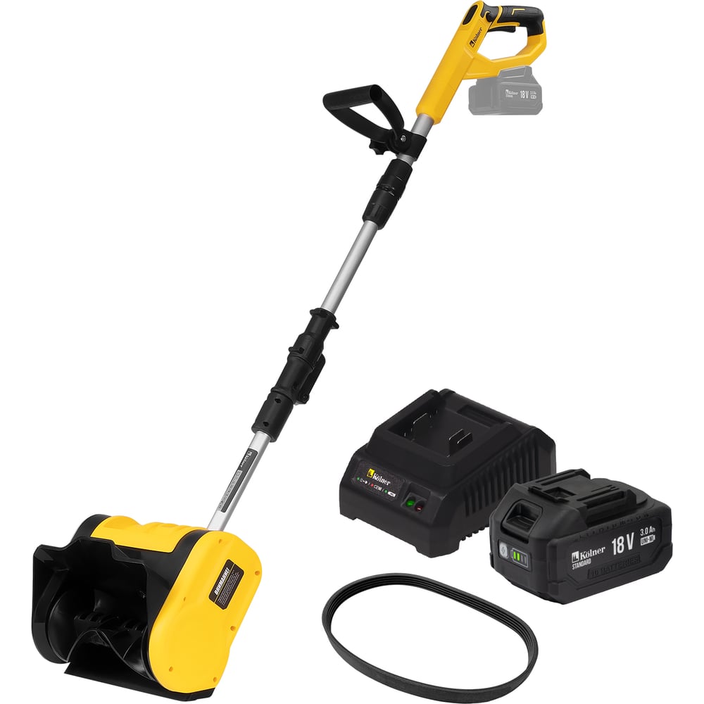 Изображение товара Снегоуборщик Kolner 18В Стандарт 280 мм 1х3.0 Ач ЗУ доп.ремень KST 18-280-1 8061000011