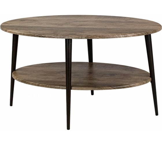 Изображение товара Стол журнальный Мебелик BeautyStyle 29 дуб крымский состаренный/эбеновое дерево 9066