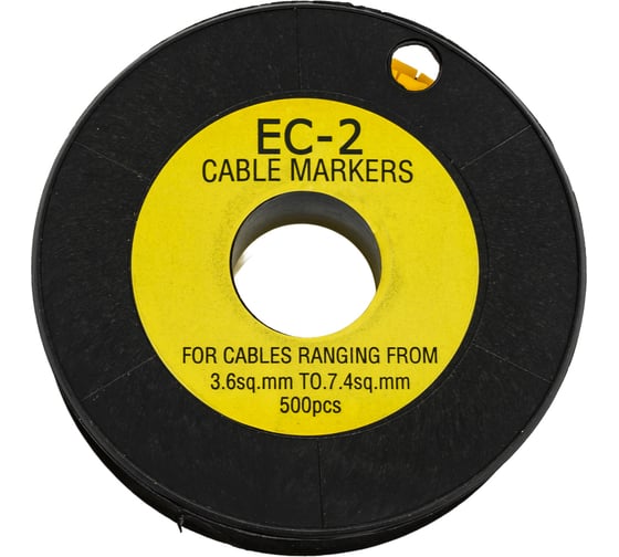 Изображение товара Маркер кабельный APEX 4,0 мм2, "C", 500 шт. (ЕС-2) ES31052