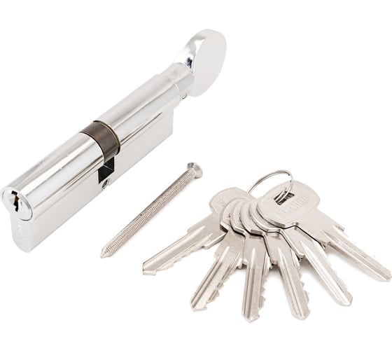 Изображение товара Цилиндровый механизм Аллюр A.G 80-6К CP хром, вертушка 1272