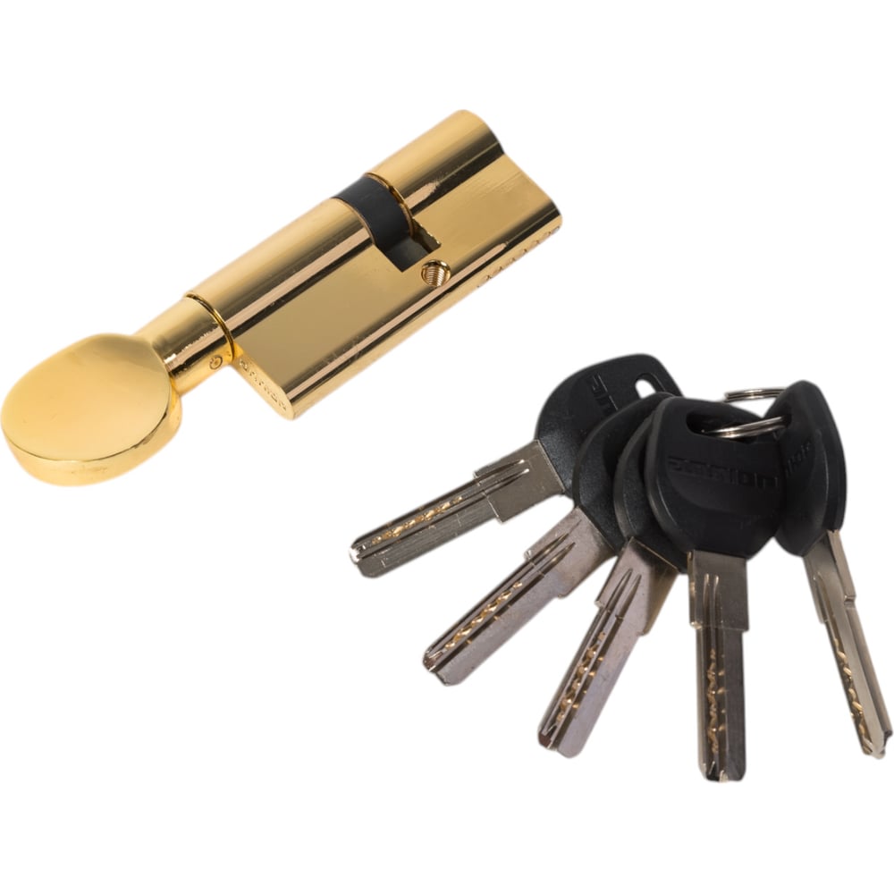 Изображение товара Цилиндровый механизм Аллюр HD FG 70-5К BP латунь перф ключ 30/40 45000 комбинаций