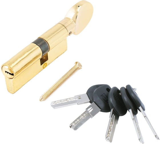 Изображение товара Цилиндровый механизм Аллюр HD FG 80-5К BP (40x40G) латунь, перф. ключ/вертушка 16268