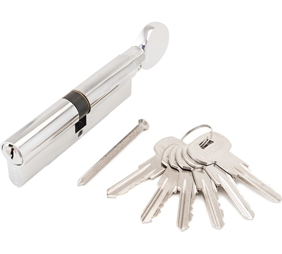 Изображение товара Цилиндровый механизм Аллюр A.G 100-6К CP хром, вертушка 1276