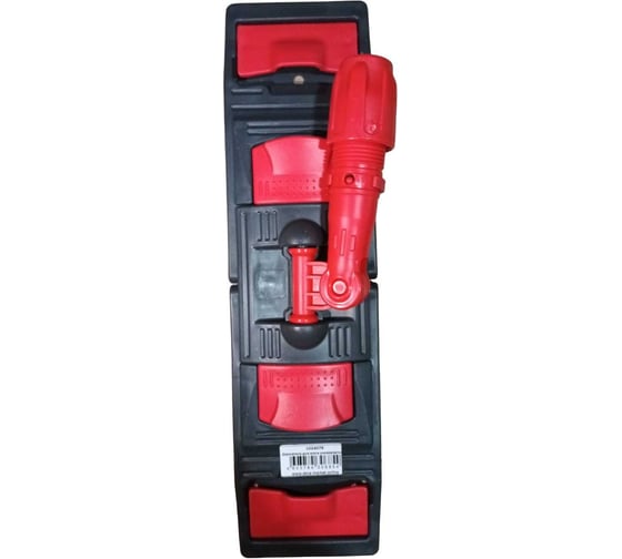 Изображение товара Держатель для мопа универсальный ACG 40 х11см, с педалью и зажимами красный 1023079