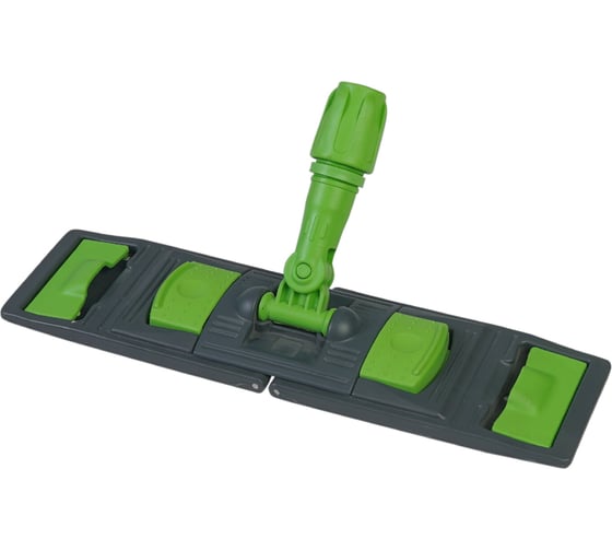 Изображение товара Держатель для мопа универсальный ACG 50 х13 см, с педалью и зажимами серо-зеленый 1023084
