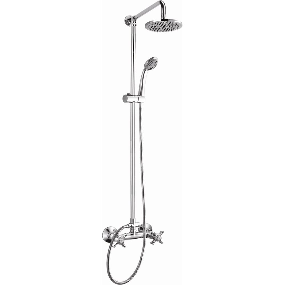 Изображение товара Смеситель для душа с лейкой "Тропический дождь" D-Lin, хром