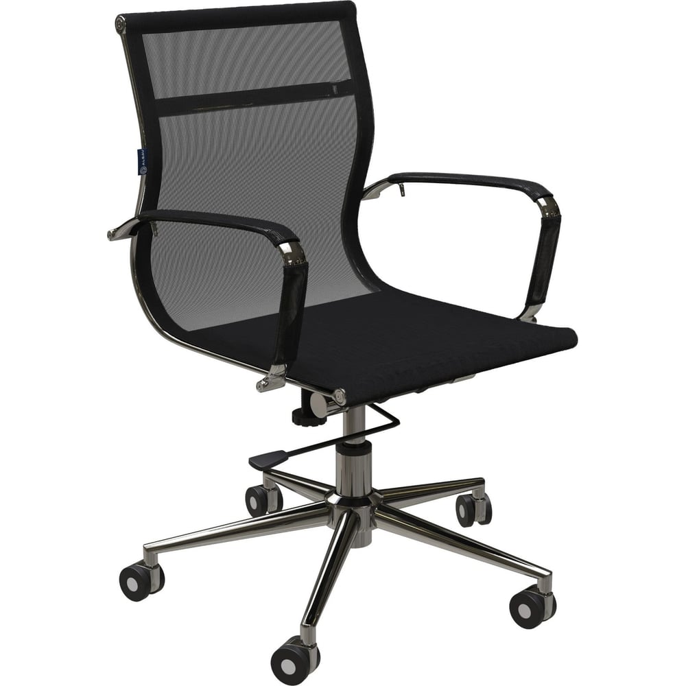 Изображение товара Офисное кресло ALSAV сетка черное регулируемое с механизмом вращения