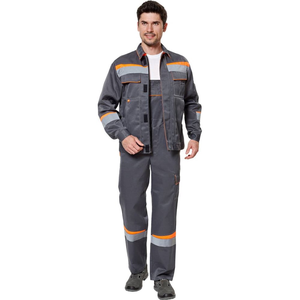 Изображение товара Костюм спецодежда Эксперт Спецодежда Комфорт 2 серый оранжевый 48-50 для мужчин