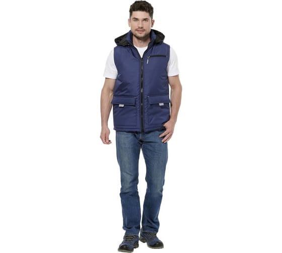 Изображение товара Универсальный жилет Эксперт Спецодежда т.синий/серый р. 48-50, рост 158-164 6446000112994
