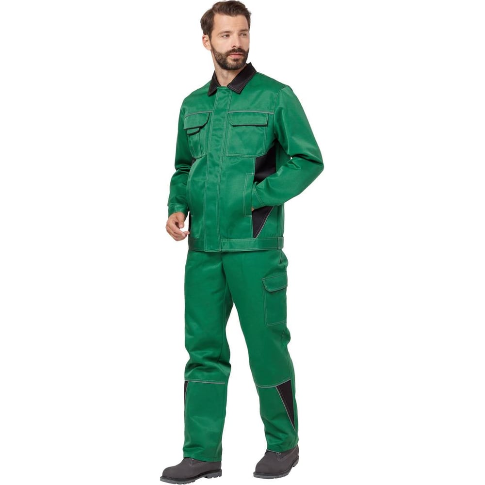 Изображение товара Костюм спецодежды Страйк 2 зеленый черный мужской защитный