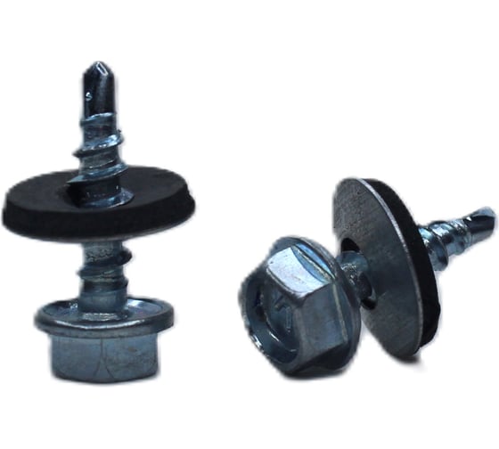 Изображение товара Саморез кровельный R2R цинк, с шайбой EPDM, РТ-1, 4,8 х 19 (100шт уп.) 9400-ск4819пт1Д