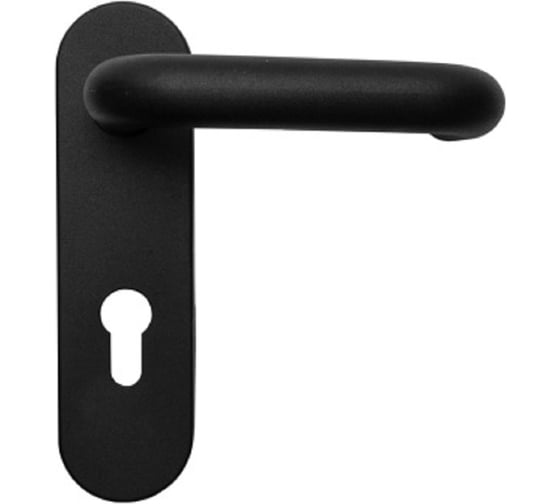 Изображение товара Ручка на планке Trodos "1919/1" противопожарная, нержавеющая сталь черный 204342