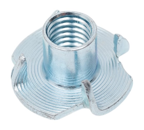 Изображение товара Мебельная забивная гайка ЖЕСТЬ DIN 1624, цинк, М8, 30 шт., контейнер 280мл УТ-00010903