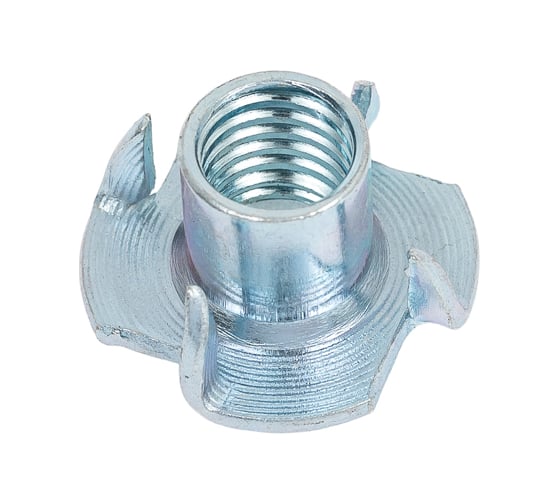 Изображение товара Мебельная забивная гайка ЖЕСТЬ DIN 1624, цинк, М10, 20 шт., контейнер 280мл УТ-00010904